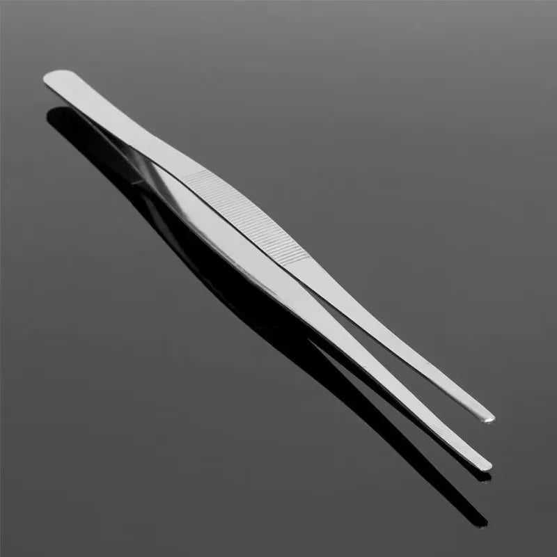 12'' Home Medical Garden Kitchen BBQ Tool DIY Toothed Tweezer Long