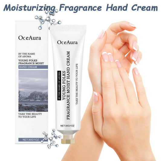 OceAura Moisturizing Fragrance Hand Cream – Shea & Hyaluronic Acid Hand Cream Oasis Select