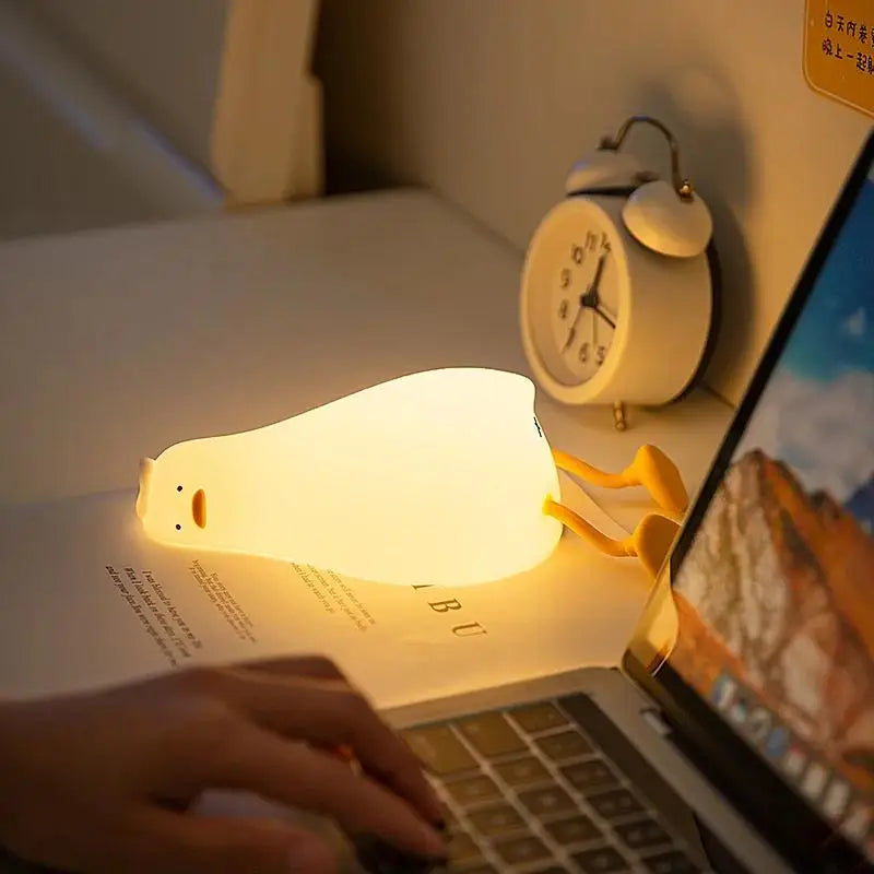 Cute Animal Giraffe Panda Silicone Night Light Timer Patting Lamp Rechargeable Night Lamp for Kids Boys Birthday Gift Room Decor Peaceful Pleasures Health and Wellness