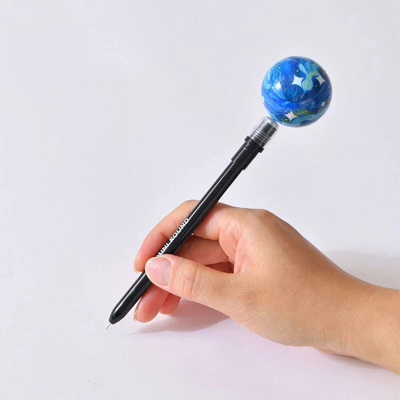 Planet Themed Rotating Magnetic Ballpoint Pen | Novelty Gift