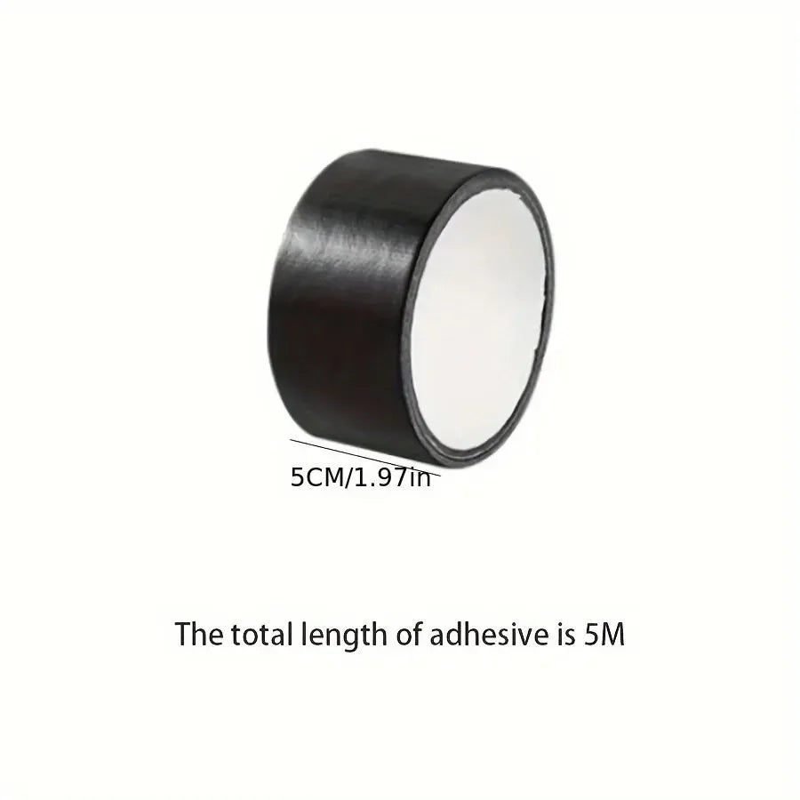 Black Cloth Tape for E-Bike Leather Seat Repair, Sofa & Wear & Tear Black tape 5CM/10CM X 5M/10M Peaceful Pleasures Health and Wellness 1pc 5cmX5m