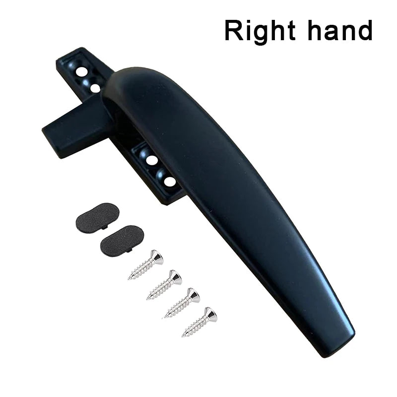New Thickenin Aluminum Alloy Window Handle Push Out Swing Door And Window Single Point Handle Window Lock Seven Character Handl Peaceful Pleasures Health and Wellness A4