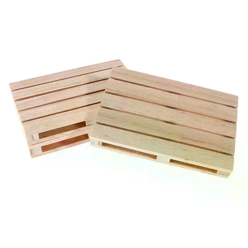 Mini Wooden Pallet Coasters for Hot & Cold Drinks | Rustic