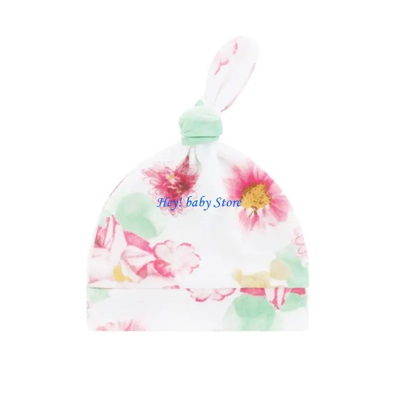 Soft Cotton Knotted Baby Hat – Newborns & Infants 0–24M