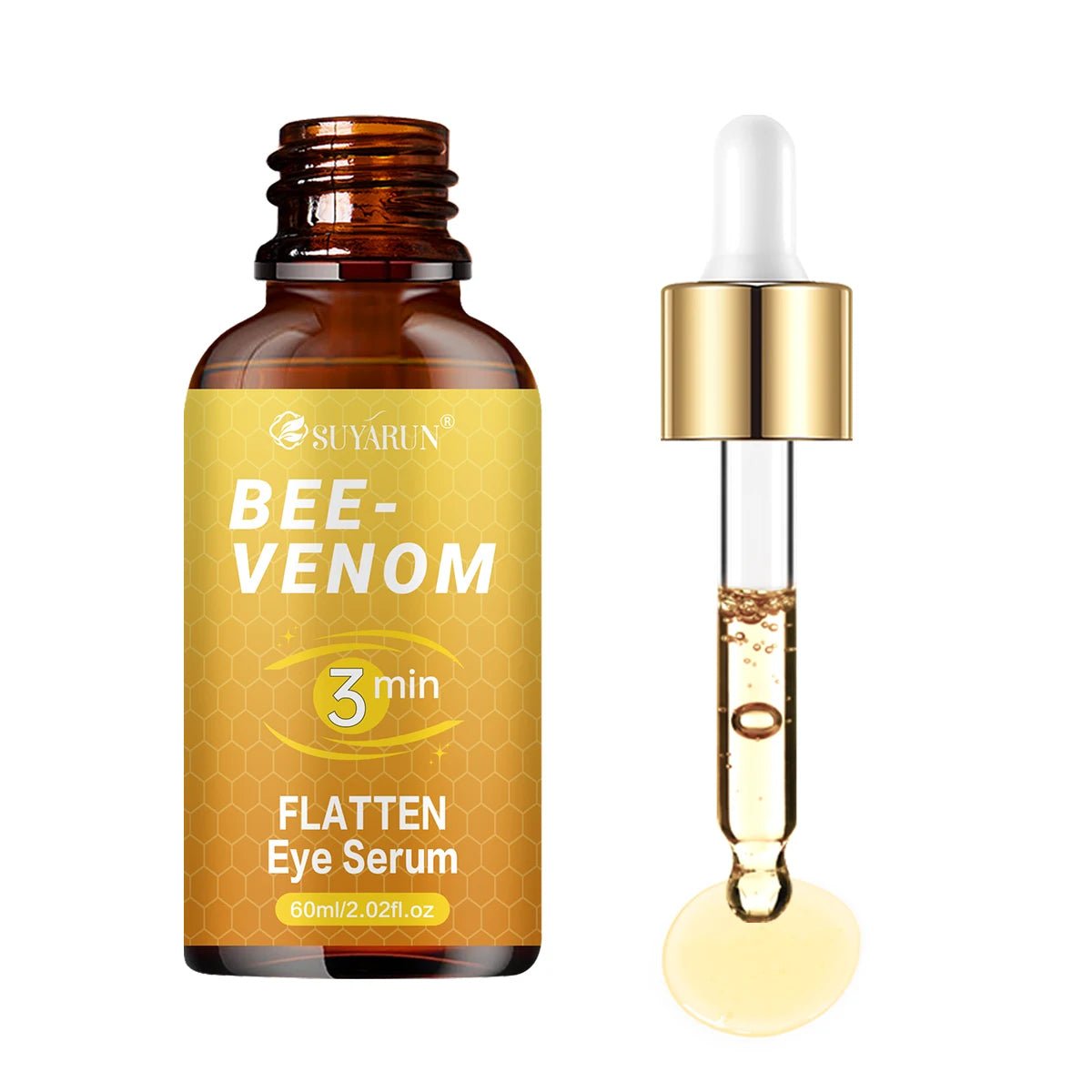SUYARUN Bee Venom Facial Serum Anti-Aging Firming Essence for Wrinkle Reduction And Youthful Glow. Peaceful Pleasures Health and Wellness 60ml