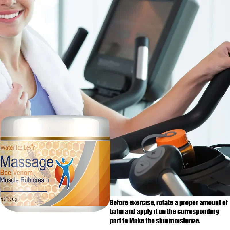 Muscle Massage Cream – Neck, Back, Feet & Legs | 50g Body Massage Cream Peaceful Pleasures Health and Wellness