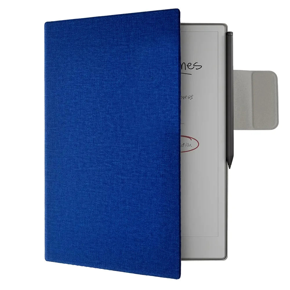 For ReMarkable Paper Pro 11.8-Inch 2024 Magnetic Protective Sleeve High Quality PU And Durable Protective Sleeve Peaceful Pleasures Health and Wellness Dark Blue