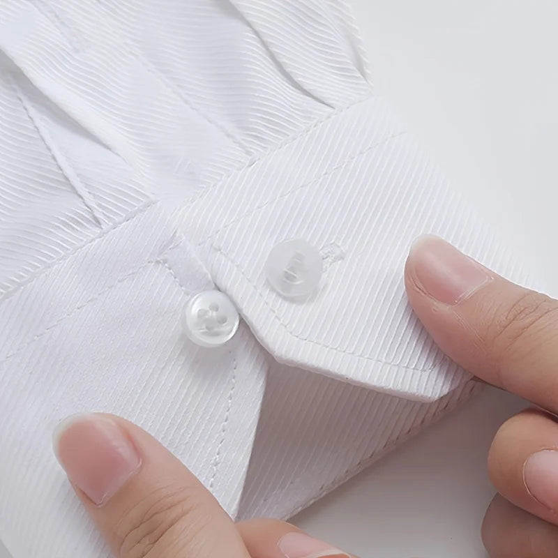 Removable Cuff Neckline Retractable Button Soft Elastic Extender