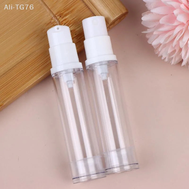 Airless Pump Bottle Set – Refillable Travel Containers 5/10/15ml