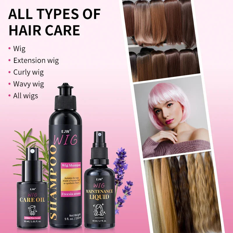 Wig Shampoo Coconut Oil – Hydrates, Anti-Frizz & Easy Combing