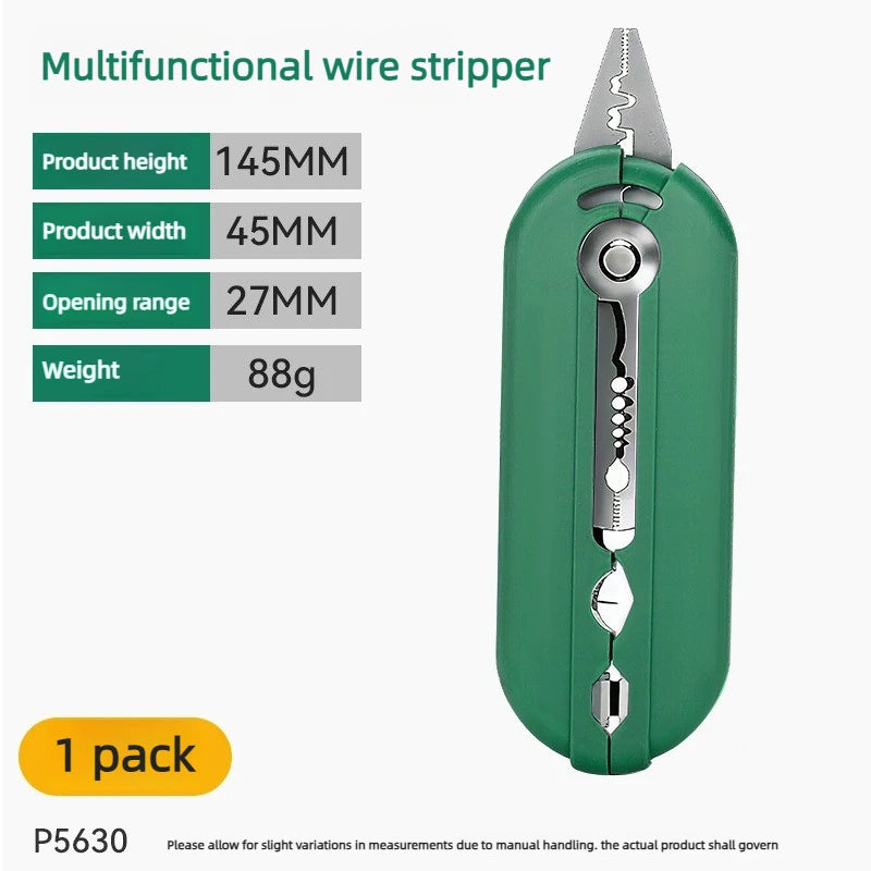 1pcs Mini Multi Function Wire Stripper Pliers Cable Cutter Tool for Electrician Repair Convenient Hand Tools Peaceful Pleasures Health and Wellness