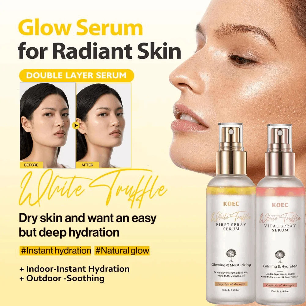 White Truffle Moisturizing Spray Deeply Nourishes Hydrating Face Mist Moisturizing Shrink Pores Oil Control for All Skin Types Peaceful Pleasures Health and Wellness