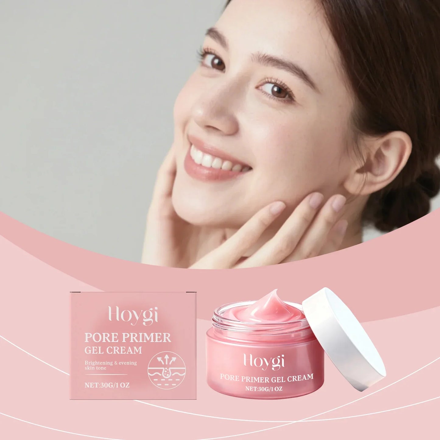 Pore-Invisible Primer Cream – Smooths, Hydrates & Corrects Tone