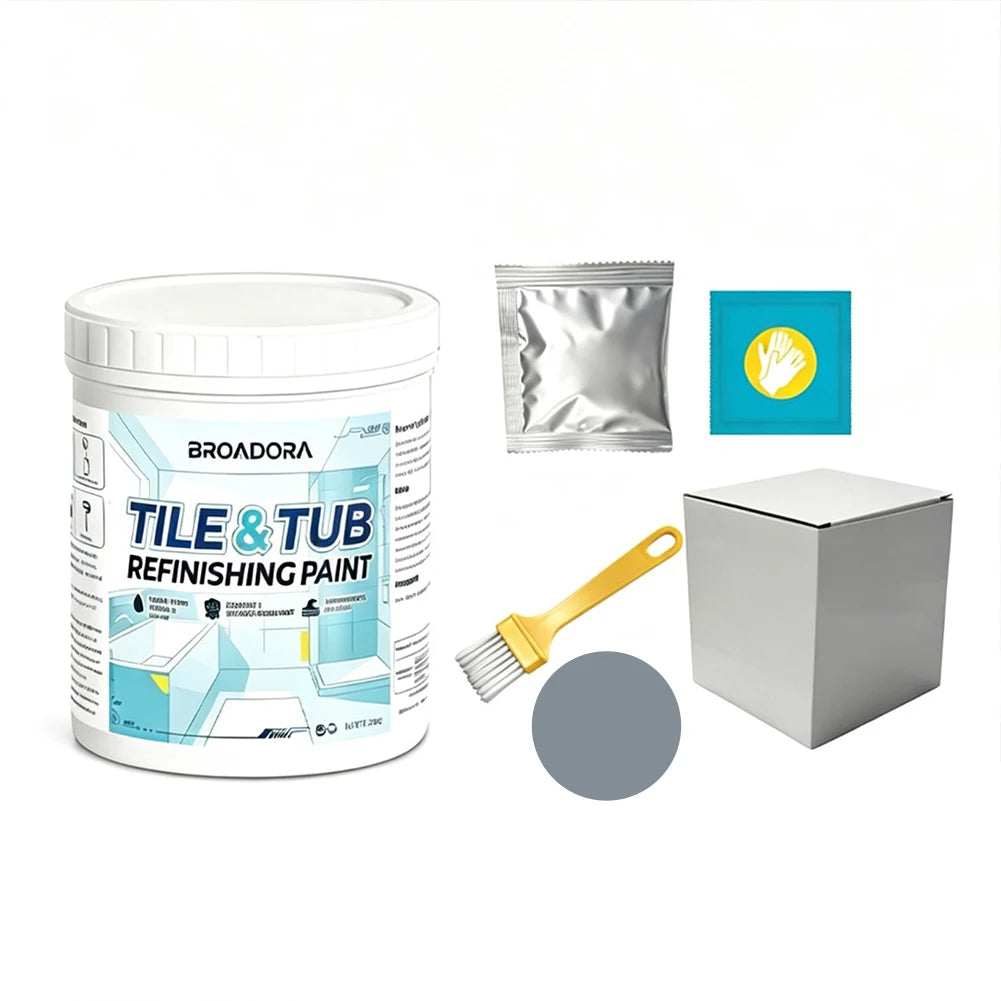 Tile & Bathtub Refinishing Paint Kit – Waterproof DIY Coating
