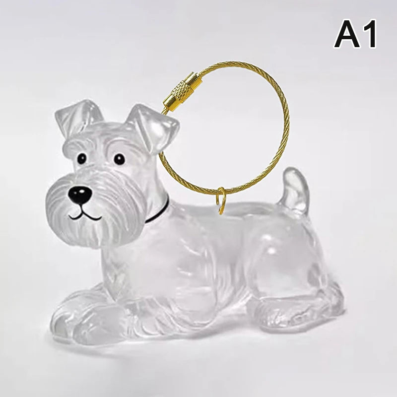 Clear Dog Fur Keepsake Keychain – DIY Pet Memorial Gift