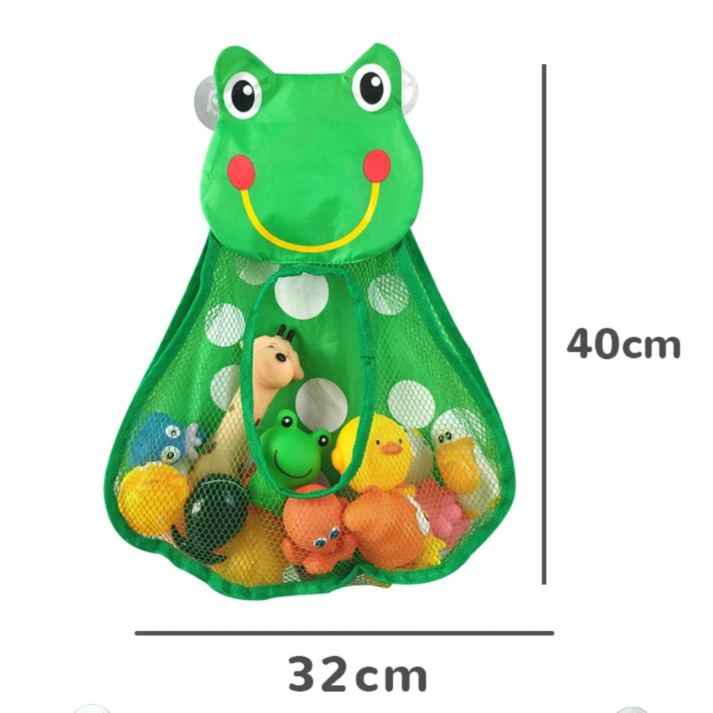 Baby Bath Toy Storage Bag | Mesh Organizer with Suction Cups