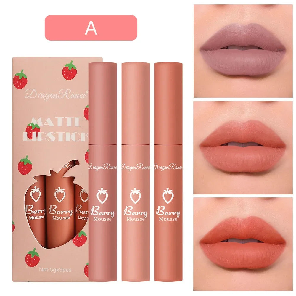 IFANYUO Matte Velvet Lip Gloss Set – Long-Lasting, Non-Stick