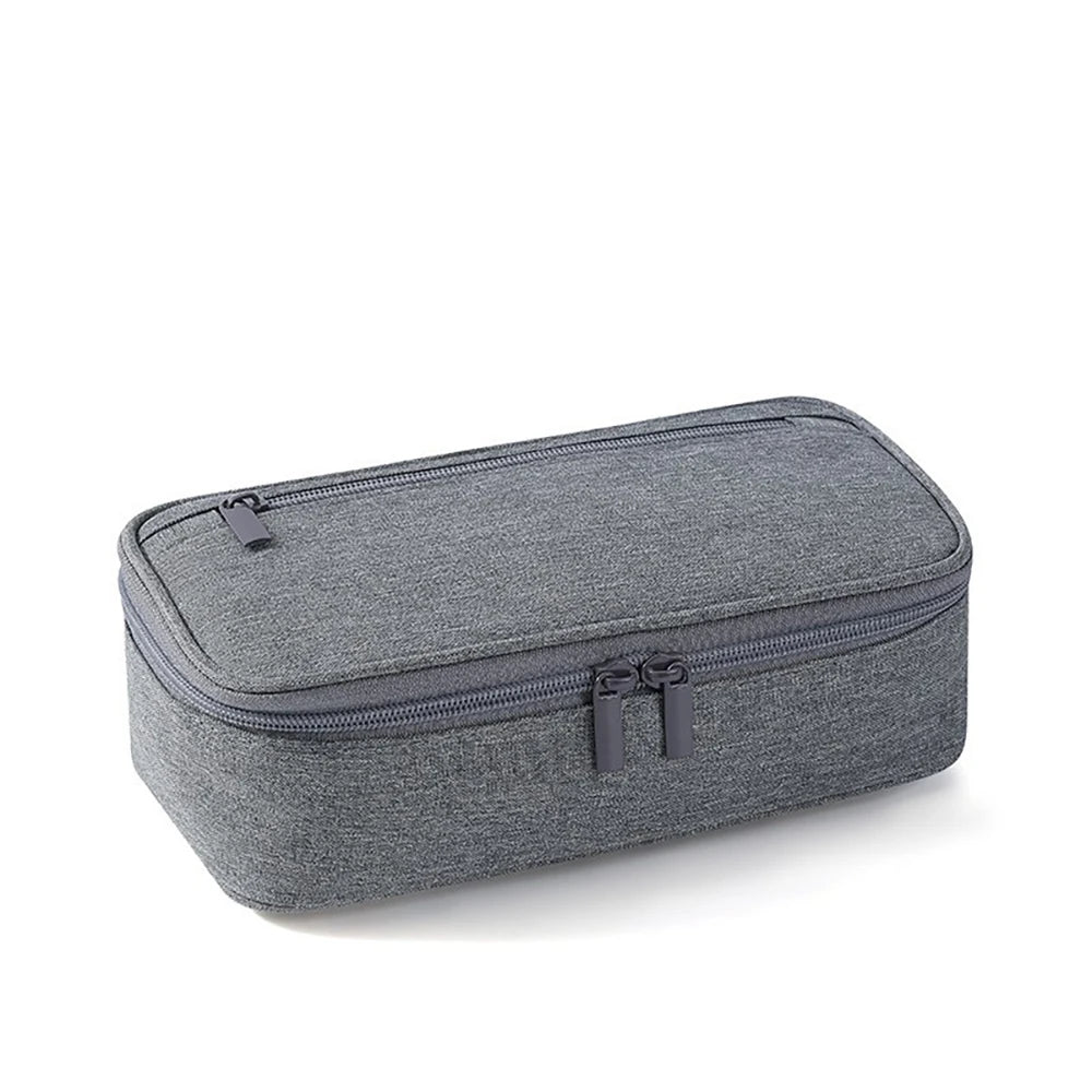 Simple Solid Large Capacity Pencil Case Student Stationery Box