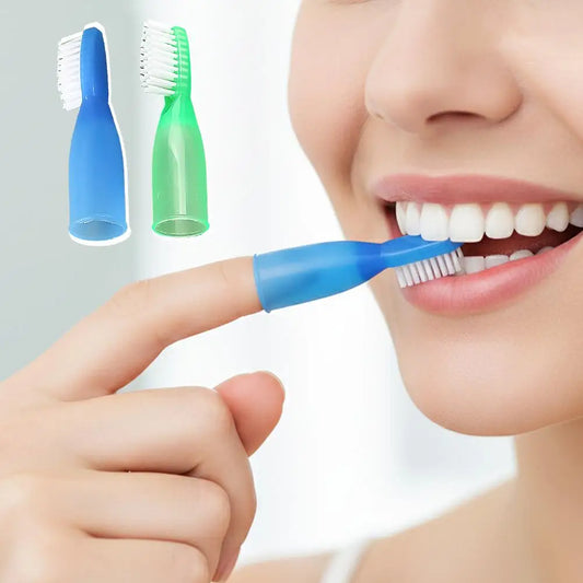 10 Pcs Household Teeth Brush Mini Too Brushes Prison Finger Toothbrushes Small Plastic Dedicated Cleaning Brush Portable Travel Peaceful Pleasures Health and Wellness