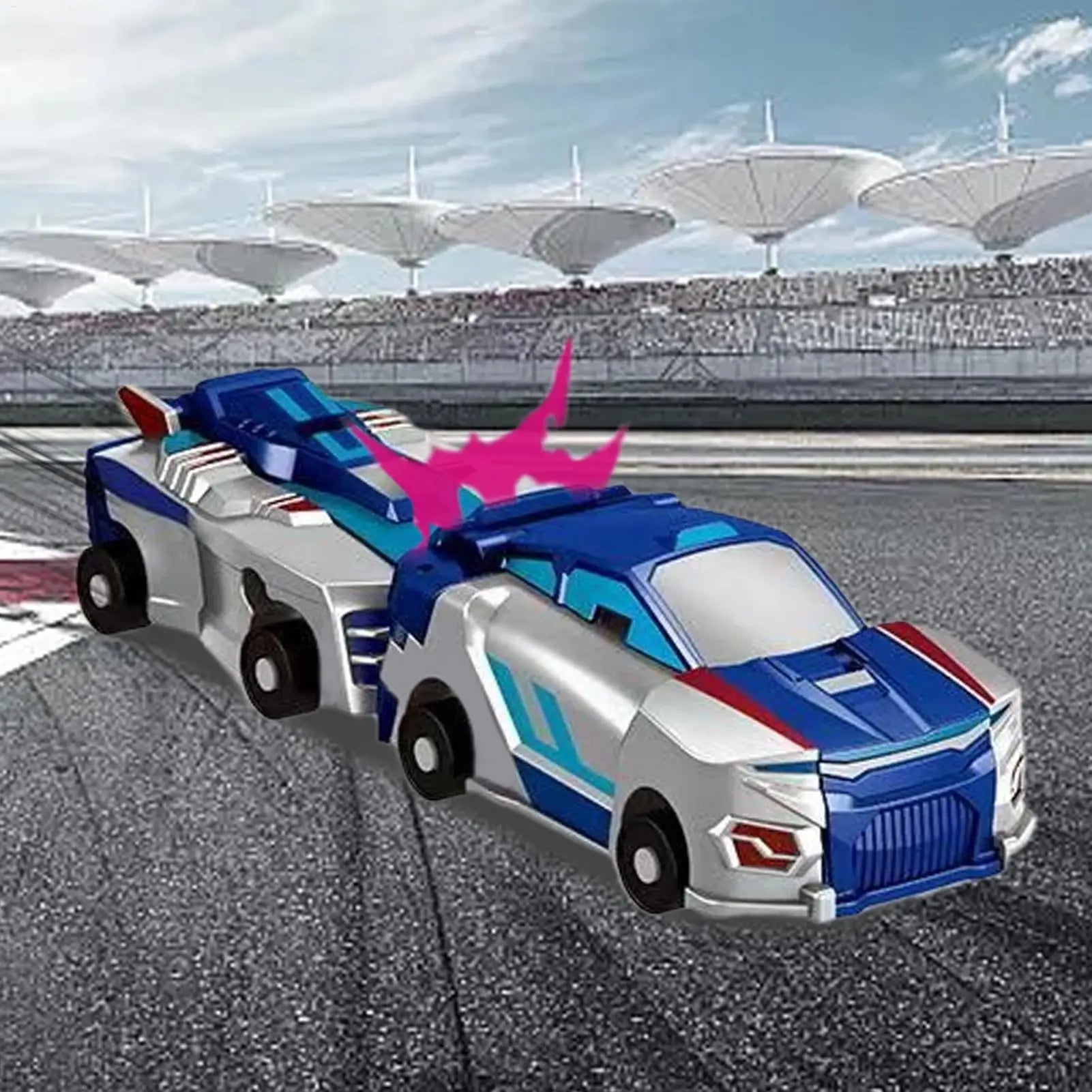 Dinosaur Car Toy Magnetic Dragon Toys Collision Transforming Dinosaur Car Toy Fun Transforming Cars for Toddler Preschool School Peaceful Pleasures Health and Wellness