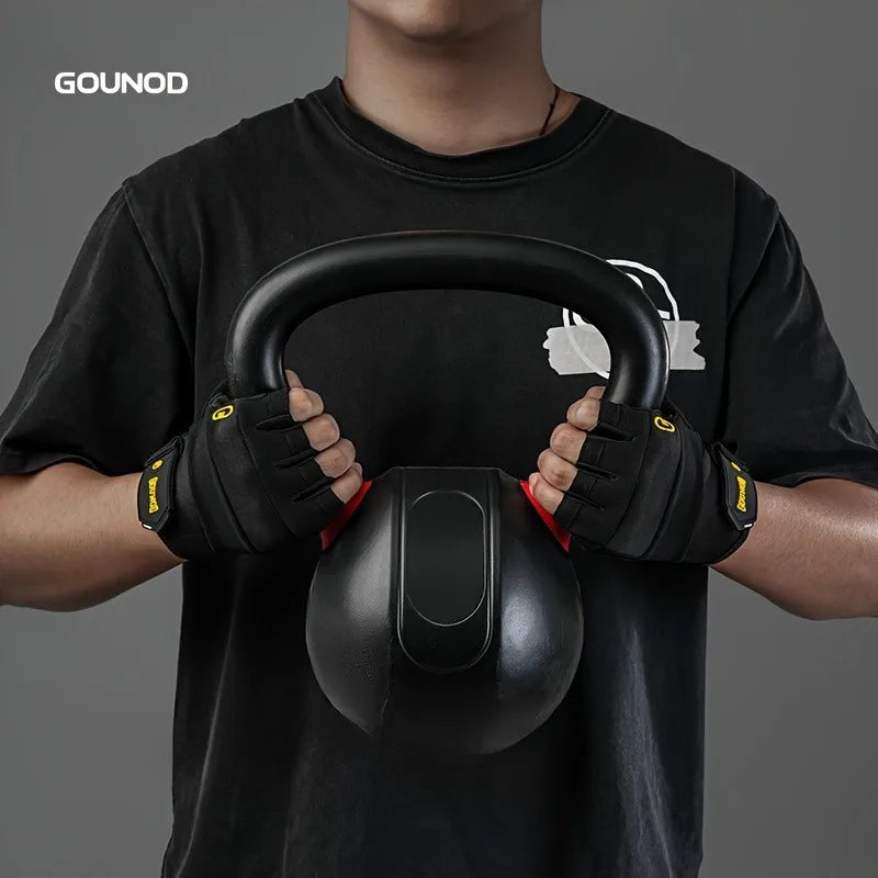 2pcs Cycling & Gym Gloves - Non-Slip Breathable Weightlifting, Boxing, Training Gloves with Wrist, Adjustable Hook-and-Loop Clos Peaceful Pleasures Health and Wellness