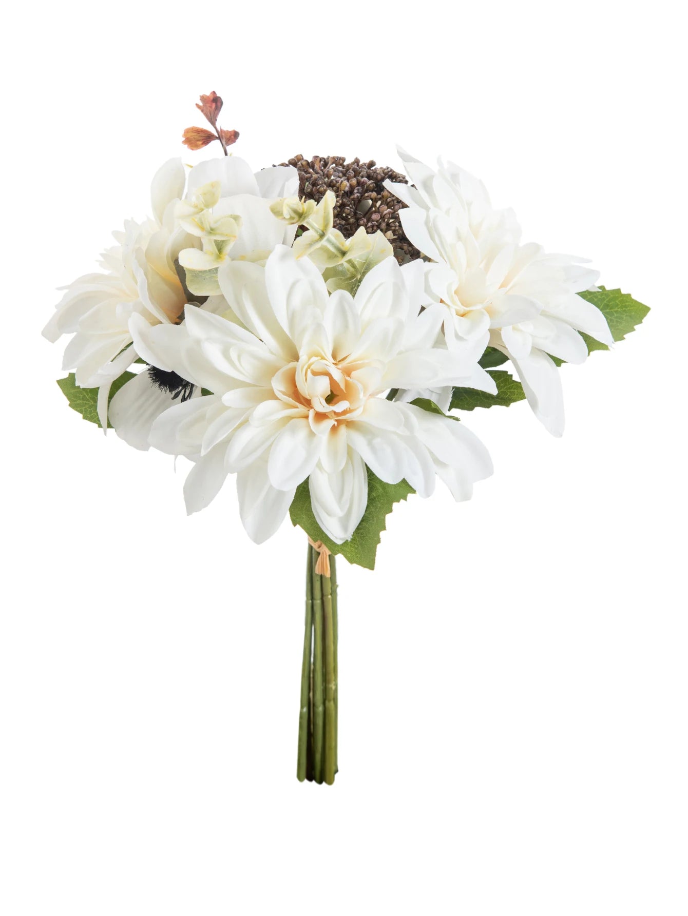 Artificial Silk Dahlia Camellia Bouquet | Wedding & Home Decor