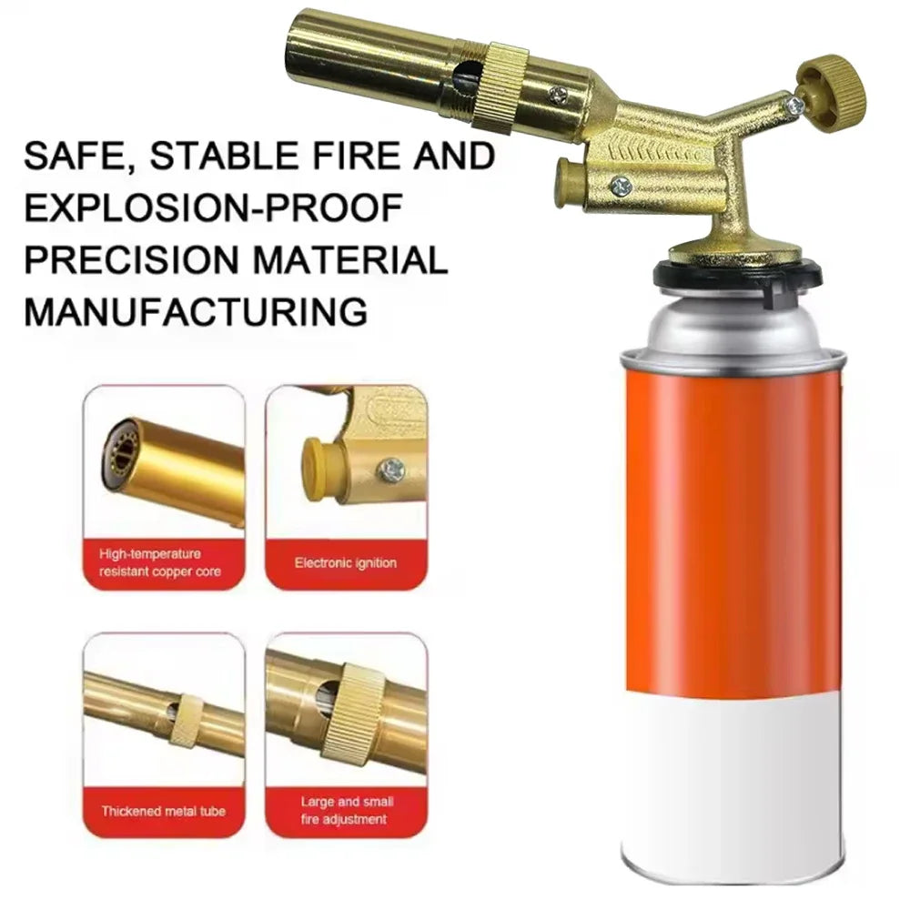 Brass Propane Welding Torch – Brazing & Soldering Flame Gun