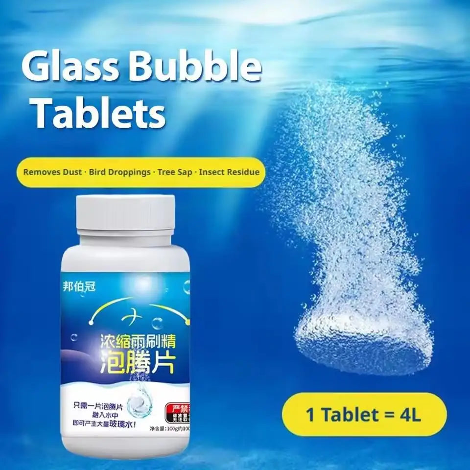 Car Windshield Washer Fluid Tablets,Solid Cleaner Concentrated Glass Water solid effervescent tablets Auto Windshield Cleaner Peaceful Pleasures Health and Wellness