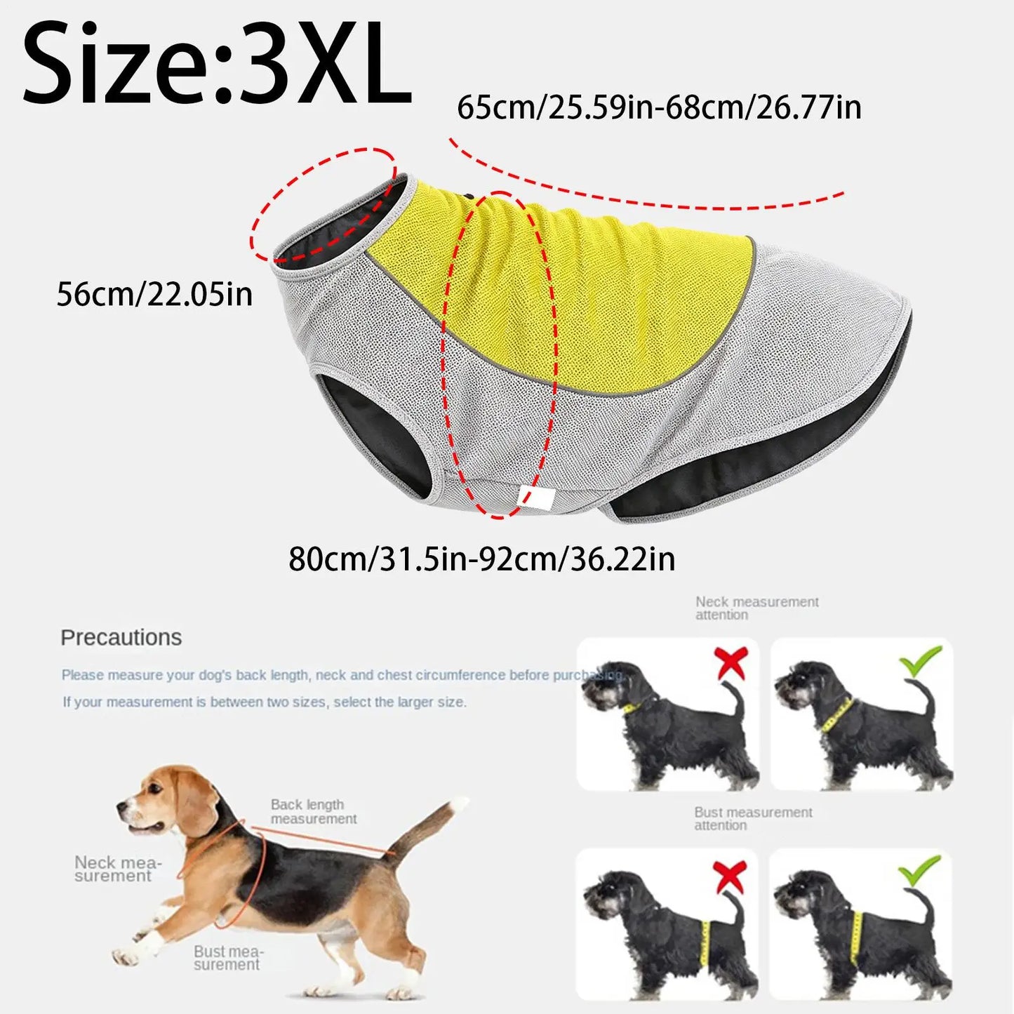 Cooling Dog Vest Comfortable Fit Breathable With Ice Bag Pocket Dog Cooling Jacket For Beach Play Walking Picnic Park Outing Peaceful Pleasures Health and Wellness