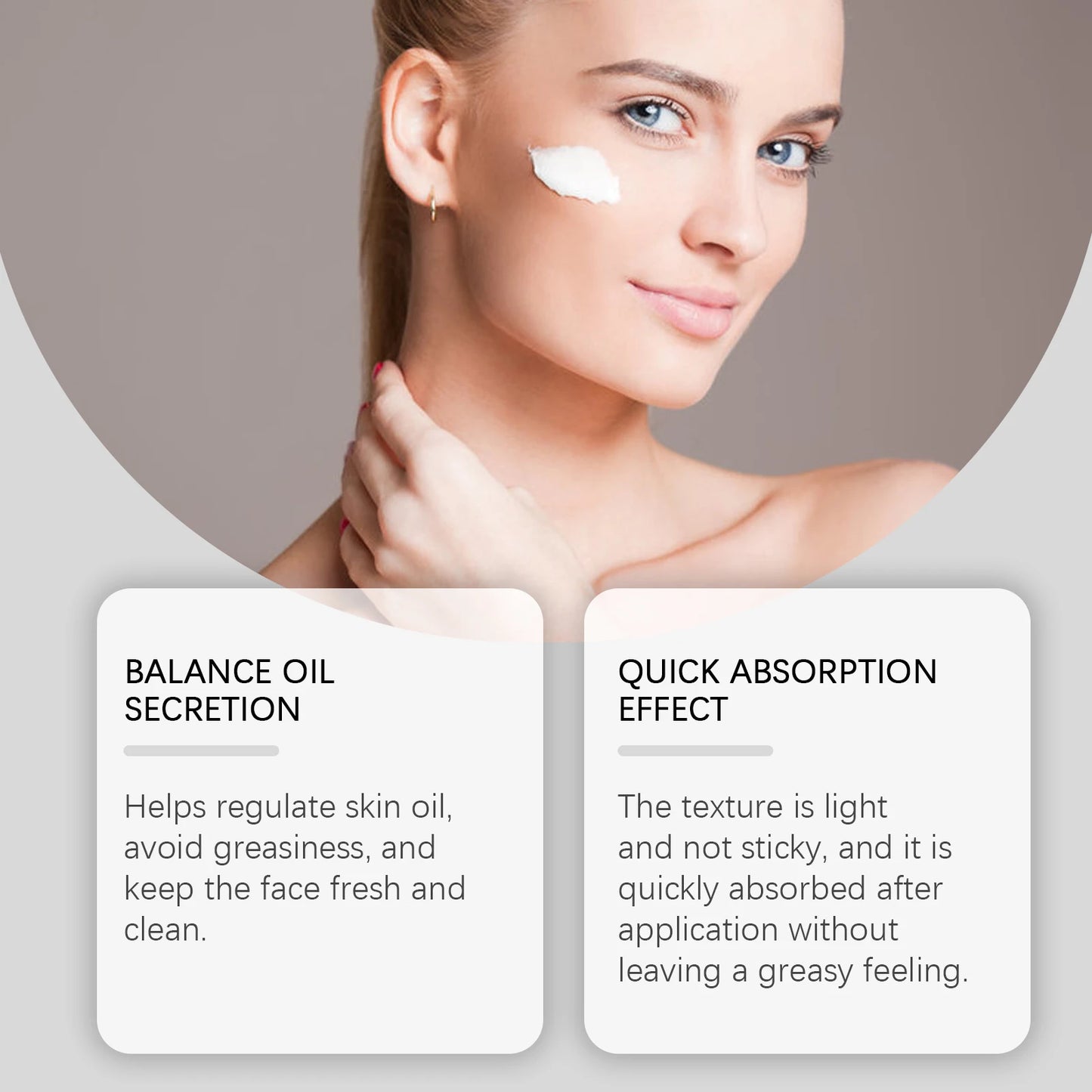 OUHOE Zinc Acne Removal Cream | Pore Minimizer & Oil Control