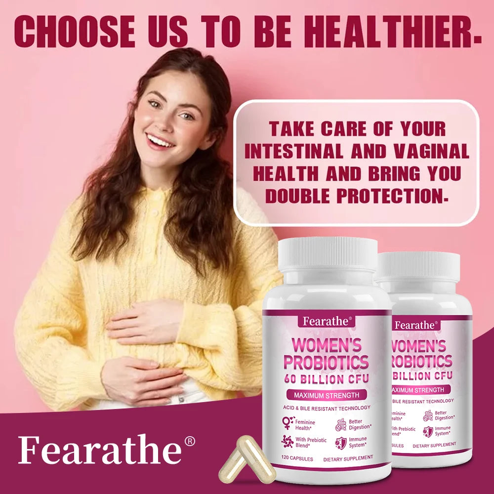 Women's Probiotic - Promotes Intestinal, Immune, and Overall Female Health, Aids Digestion, and Enhances Nutrient Absorption Peaceful Pleasures Health and Wellness