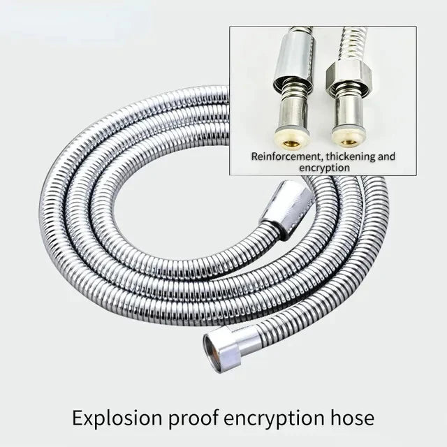 Flexible Stainless Steel Shower Hose – 1.5m, 2m & 3m