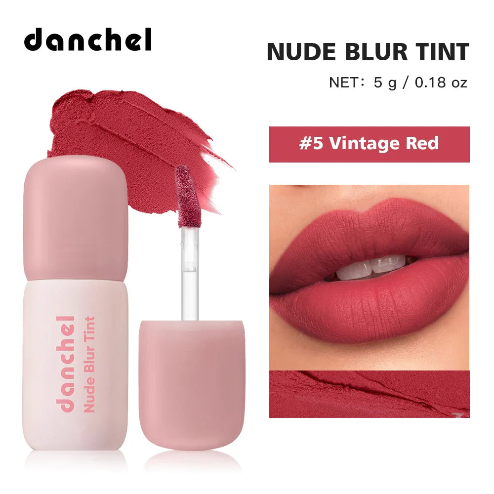 Danchel Nude Blur Tint – 2-in-1 Matte Lip & Cheek Blush