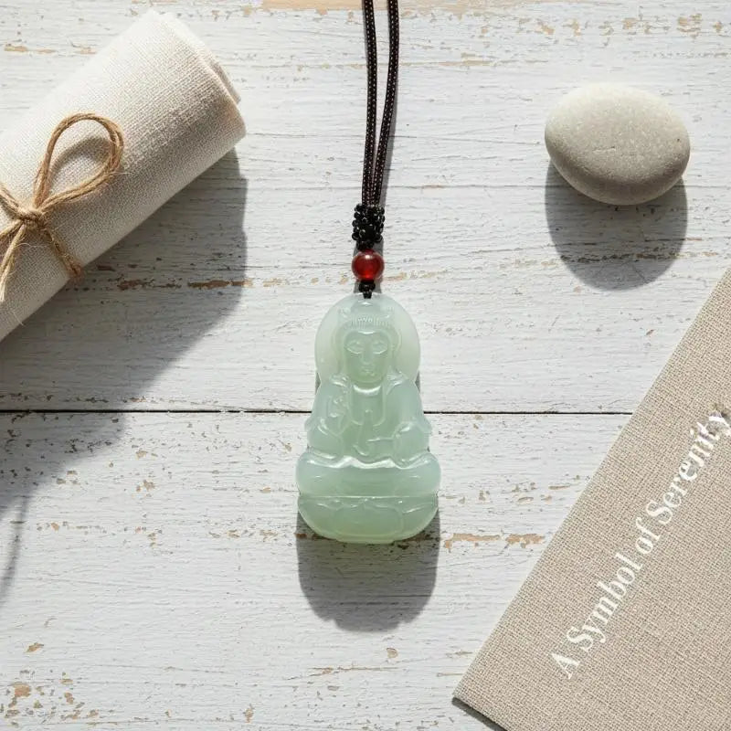 Maitreya Buddha Pendant Necklace – Wealth Blessing Jewelry