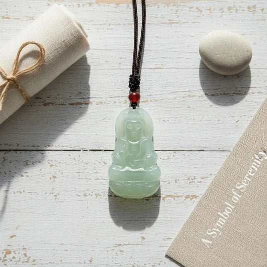 Maitreya Buddha Pendant Necklace – Wealth Blessing Jewelry