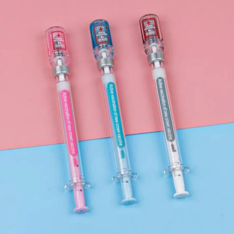 Syringe-Shaped Novelty Gel Pen 0.5mm | Fun Stationery