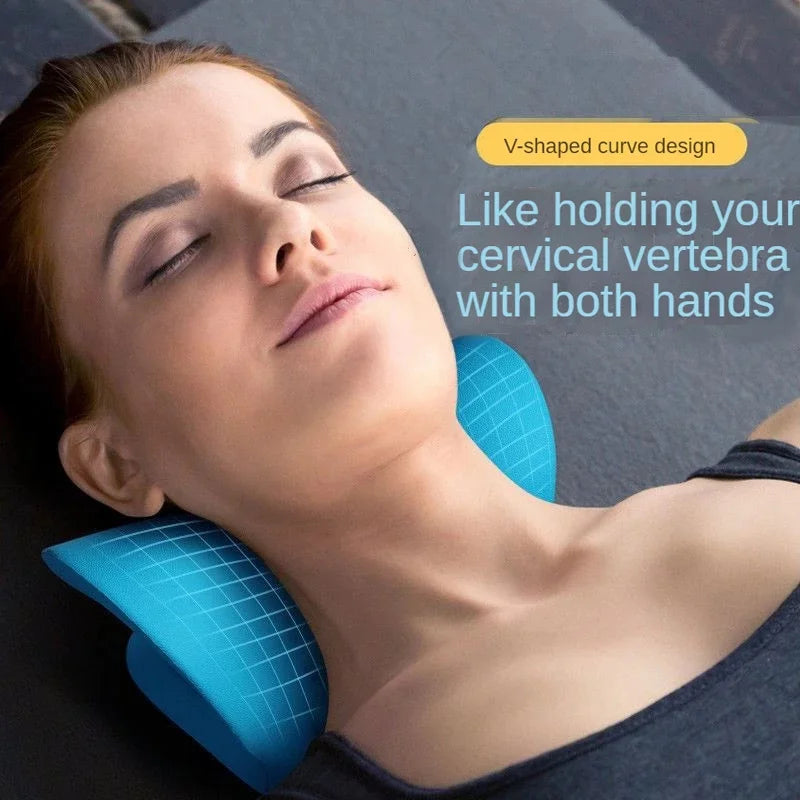 Cervical Neck Stretcher Shoulder Relaxer Massage Pillow
