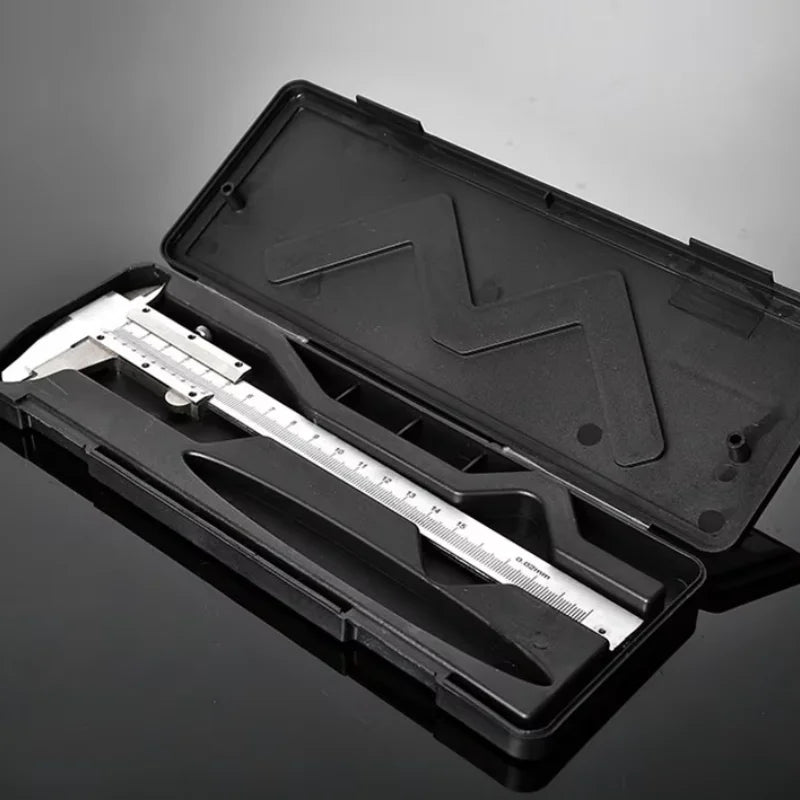 Stainless Steel Vernier Caliper 0-150mm Locking Screw Vernier Caliper Stainless Steel Peaceful Pleasures Health and Wellness