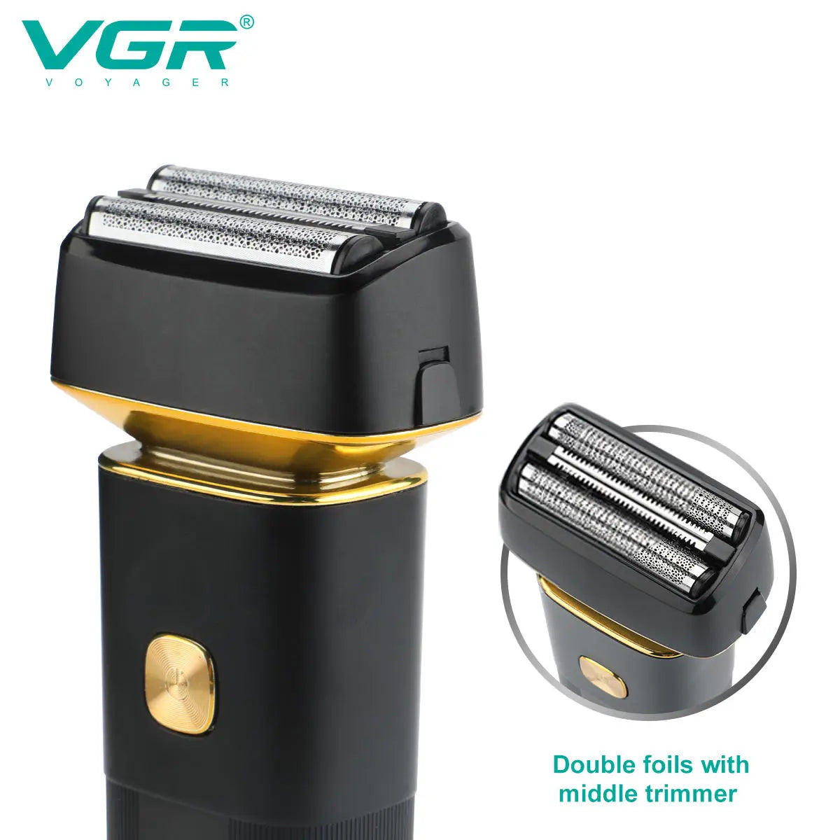 VGR 355 Pro 3D floating wet dry electric shaver for men, rechargeable facial electric shaver, washable hair trimmer Peaceful Pleasures Health and Wellness