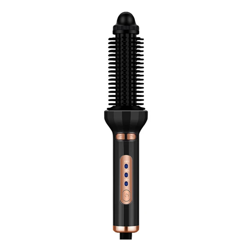 New Arrival Ceramic Ionic Spiral Hair Curler Fast Heating PTC Auto Styler with LCD Temperature Display Peaceful Pleasures Health and Wellness black 100V-240V US Plug