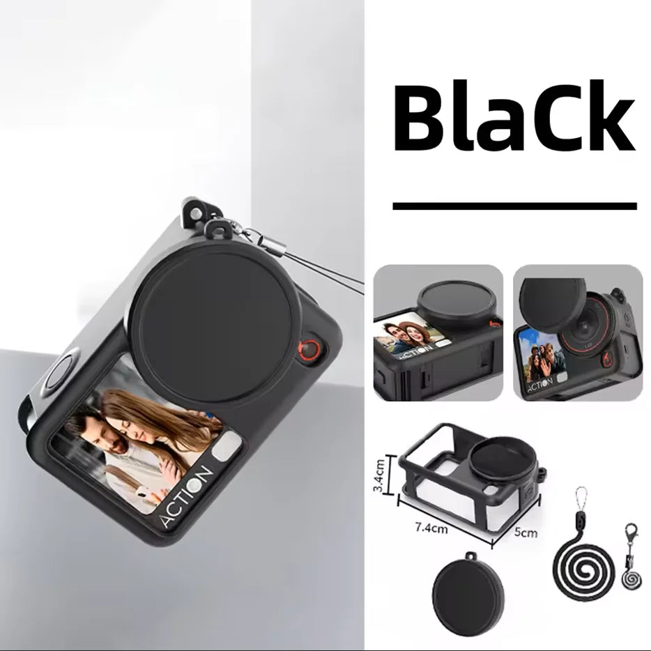 Silicone Case & Tempered Film for DJI Osmo Action 6