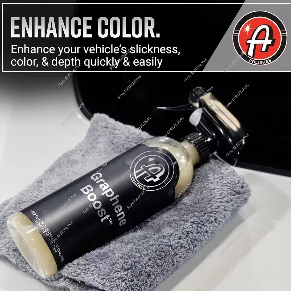 Graphene Boost Graphene Ceramic Coating Spray for Car Detailing Protection Extends Life of Top Coat Ceramics Maintenance Spray Peaceful Pleasures Health and Wellness