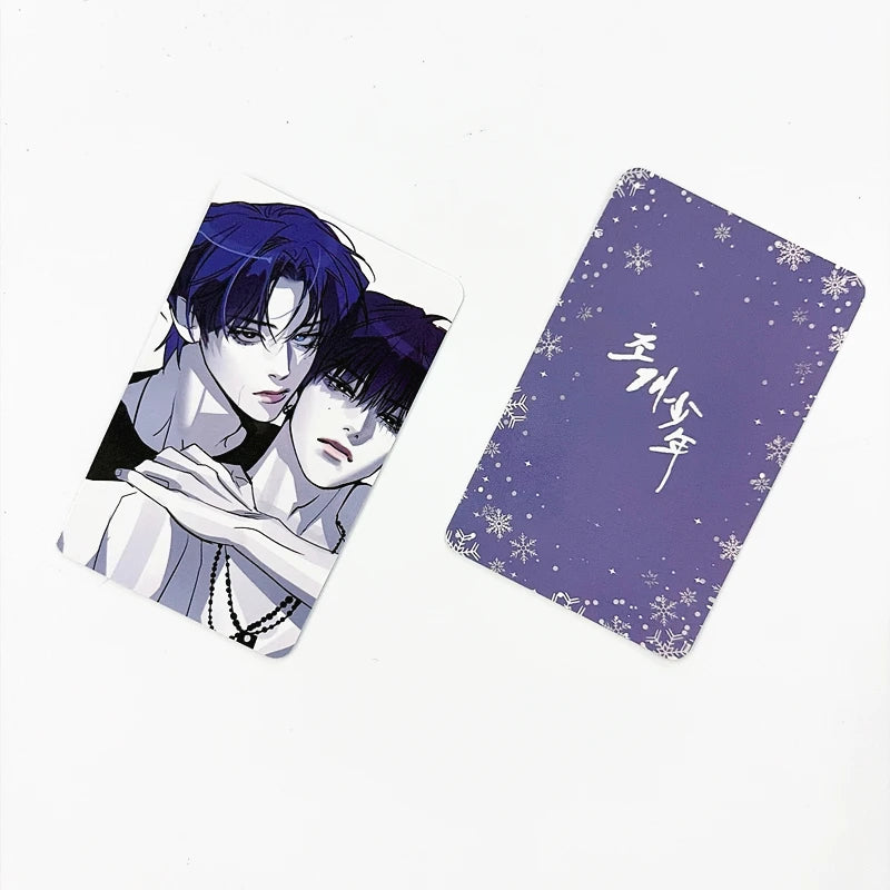 2- Korean Manhwa Lomo Cards Kang Dooshik Jin Jooha BL Comic Couple