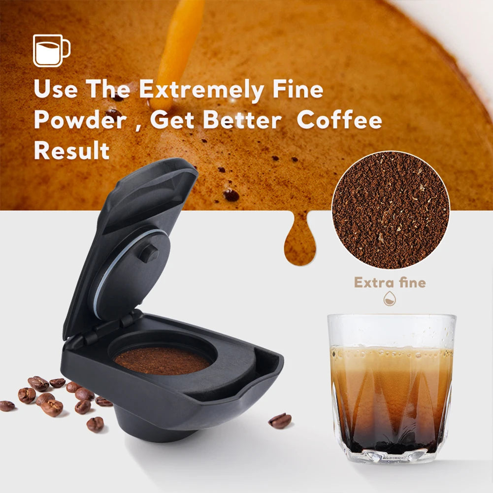 Coffee Capsule Plus Powder Holder Adapter DIY Taste Espresso Accessories for DOLCE GUSTO Edg LUMIO DG325 Coffee Machine Peaceful Pleasures Health and Wellness