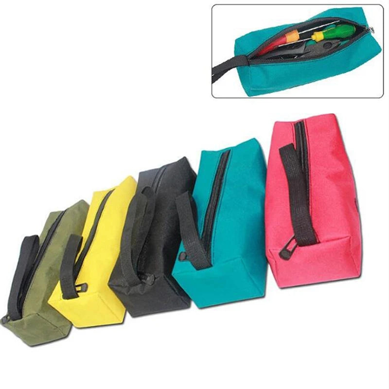 Canvas Tool Organizer Bag | Waterproof Zipper Pouch for Tools