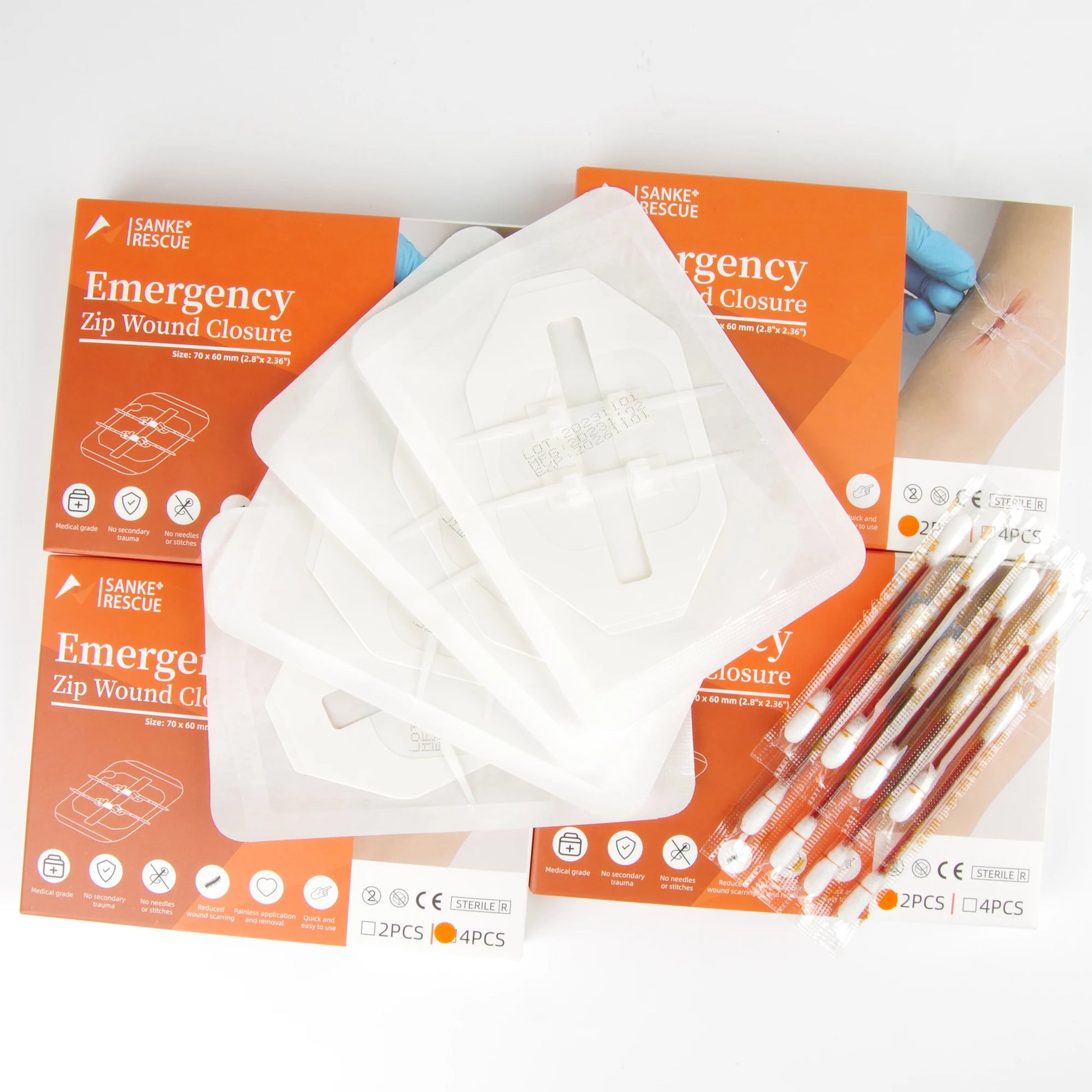 Zipper Band-aid Painless Wound Closure Device Suture-free Wound Dressing Patches Zip Suture Reducer Band Aid Peaceful Pleasures Health and Wellness