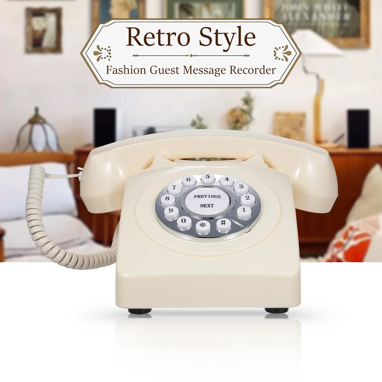 Retro Phone Audio Guest Book | Wedding Voice Recorder Gift