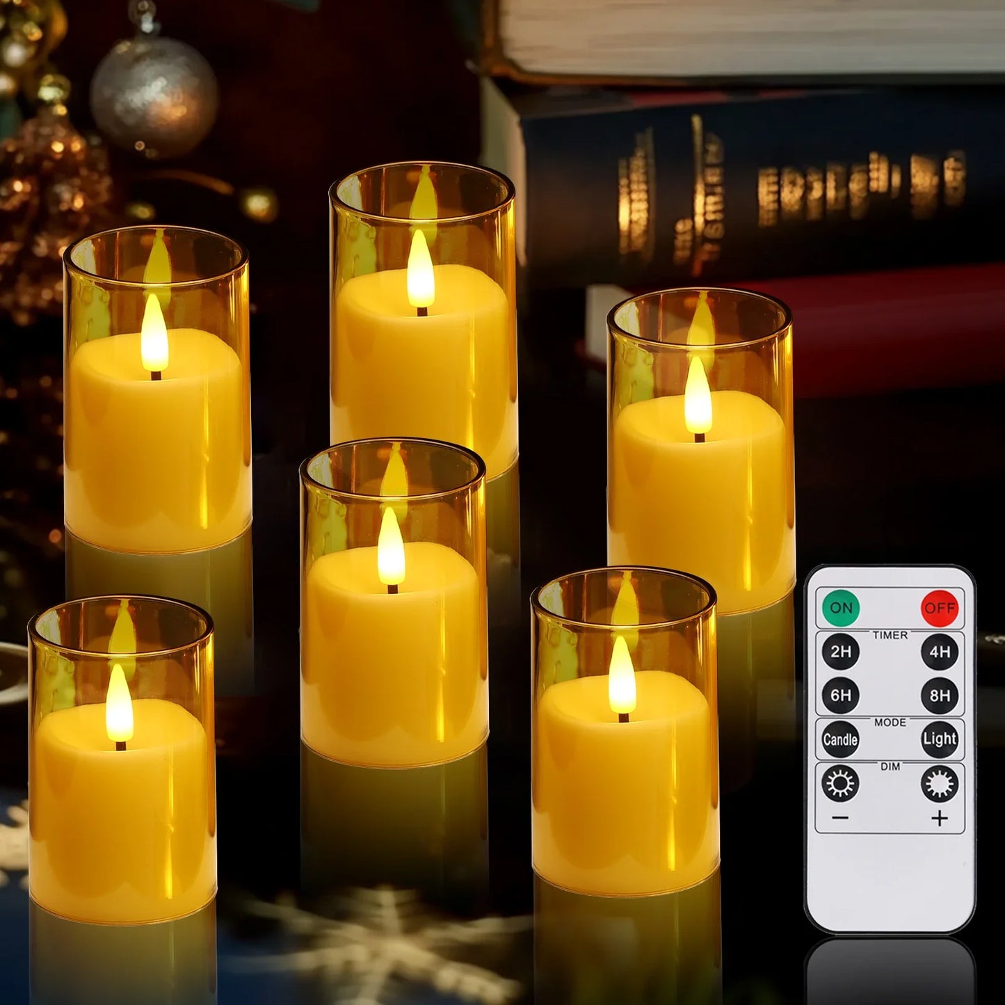 Flameless LED Candles 6/12 Pack – Remote & Timer | Home Decor