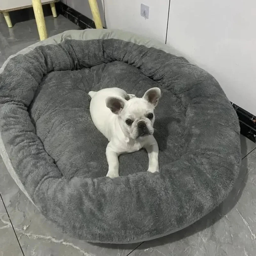 Soft Warm Dog Bed & Cat Sofa – 100% Cotton Pet Cushion