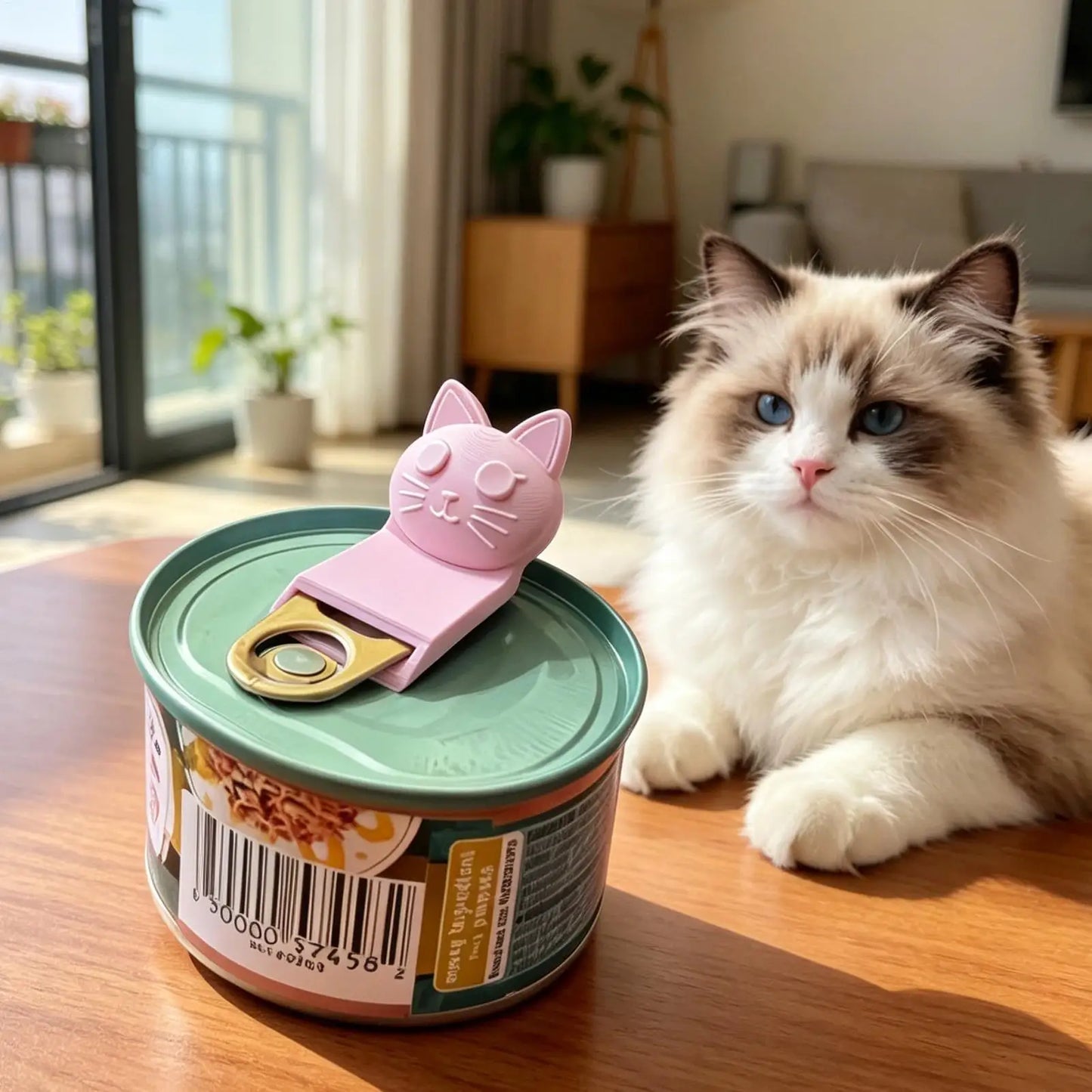 3D Cat Shape Manual Can Opener – Cute Multi-Purpose Kitchen Tool Manual Can Opener Peaceful Pleasures Health and Wellness